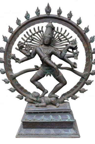 अष्टभुजा तांडव नर्तन शिव नटराज कांस्य प्रतिमा