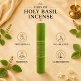 Uses of Holy Basil incense for prayer, mindful practice, meditation and sacred ambience