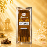 Leela Arabian Oud incense sticks with oud wood and a traditional incense burner