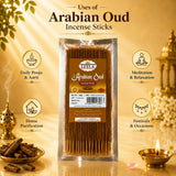 Uses of Leela Arabian Oud incense sticks for puja, meditation, home fragrance and festive occasions