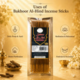 Uses of Leela Bakhoor Al-Hind incense sticks for daily puja, meditation, home fragrance and festive occasions