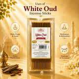Uses of Leela White Oud incense sticks for daily puja, meditation, home fragrance and festive occasions