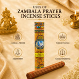 Leela Zambala Prayer Butanese World Peace Incense Sticks for zambala prayer, meditation, puja offering and sacred ambience
