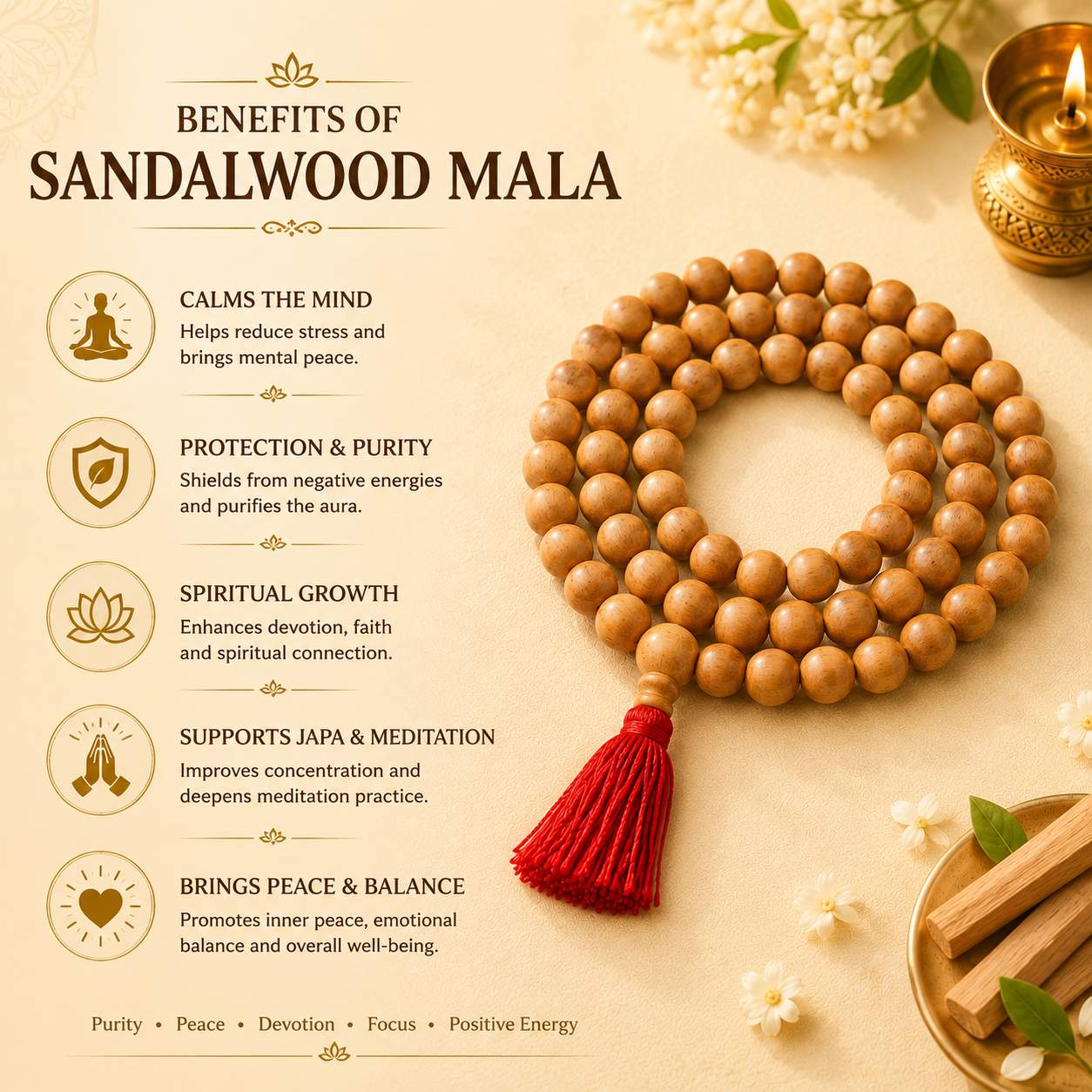 Sandalwood Mala