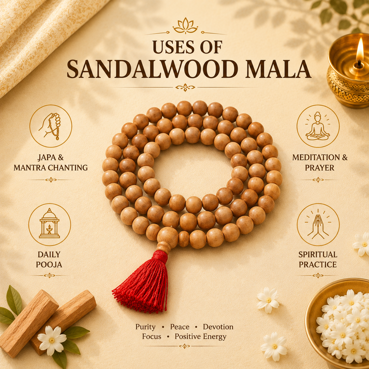 Sandalwood Mala